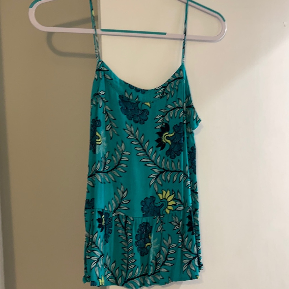 Loft peplum tank